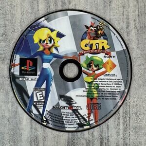 CTR Crash Team Racing (Sony PlayStation 1 PS1) Black Label  disc only